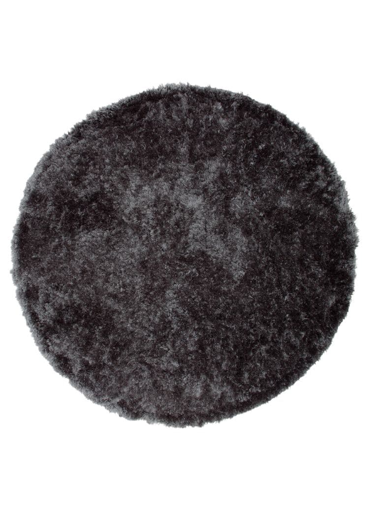 Harit Mörkgrå Rund 200 cm Ryamatta